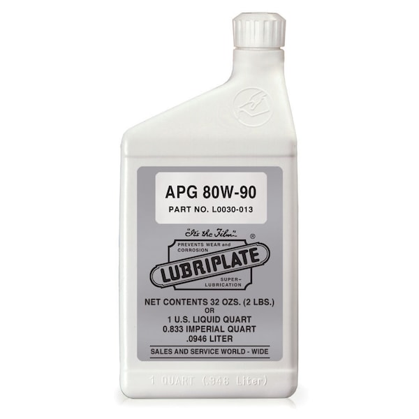 Lubriplate Apg-80W-90, 12/2 Lb Btls, Agma 3Ep Gear Box Fluid, PK12 L0030-013 - main